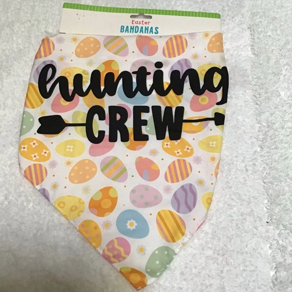Hunting Crew‎ Easter Egg Pet Scarf Kerchief NWT